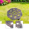 Plant Roller Stand, Rolling Tray, Pot Trolley, Sturdy Iron Structure, Universal Wheels, Suitable for