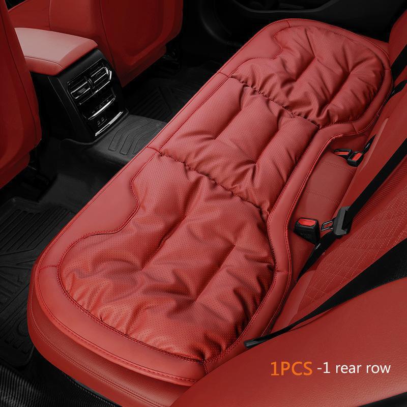 NAPPA Leather Car Seat Cushion For Driving ,For Tesla Model 3 Model Y L Model X Non-Slip Bottom Protector Breathable Covers