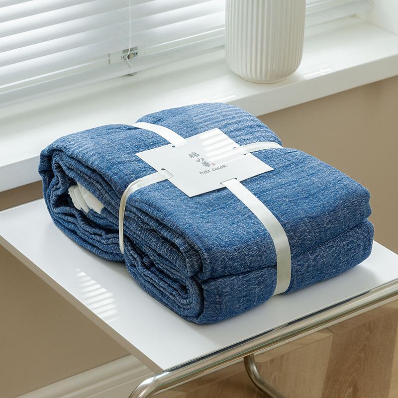 Summer Blanket Cotton Gauze Plain Towel Thread Blanket Doule Couple Bed Cover Quilts Air Conditioning Cool Quilt Bedspreads