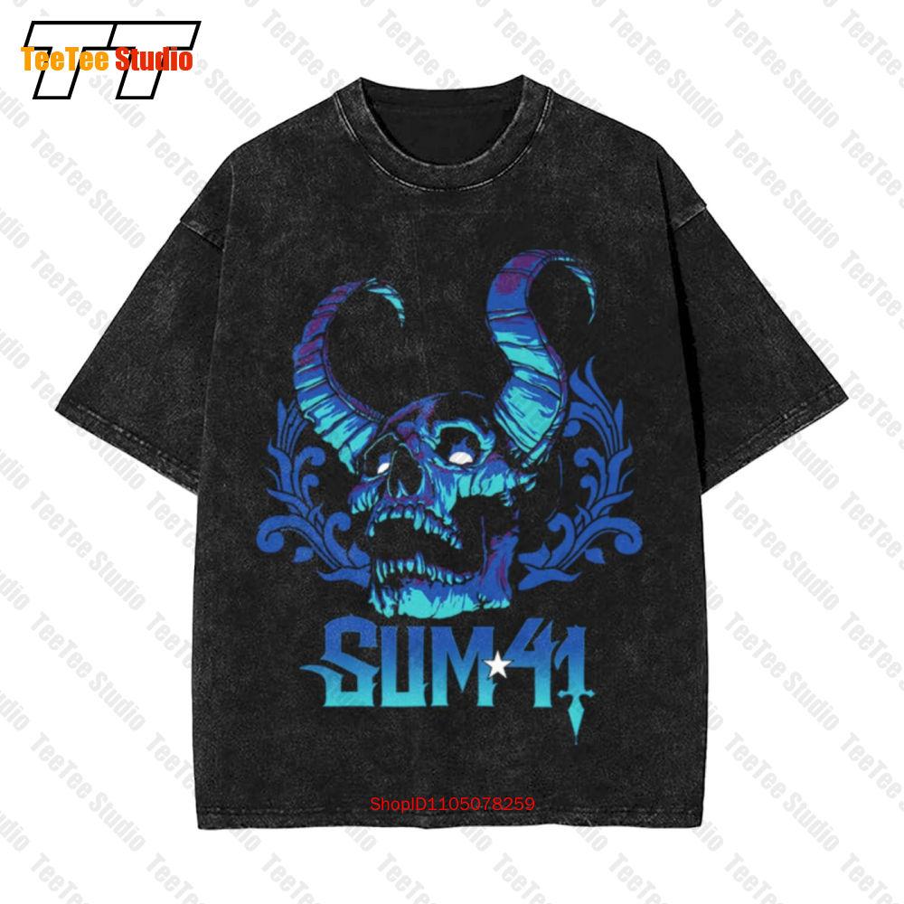 Sum  Blue Demon Tour Dates Band Vintage Oversized TShirt UV S