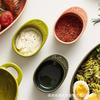 Nordic Ceramic Dry Dipping Dish Home Creative Sauce Dish Hot Pot Barbecue Seasoning Dish Soy Sauce Vinegar Small Plate Dish