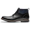 Durable Slip-Resistant Short Boots Men Boots Black A1R34015