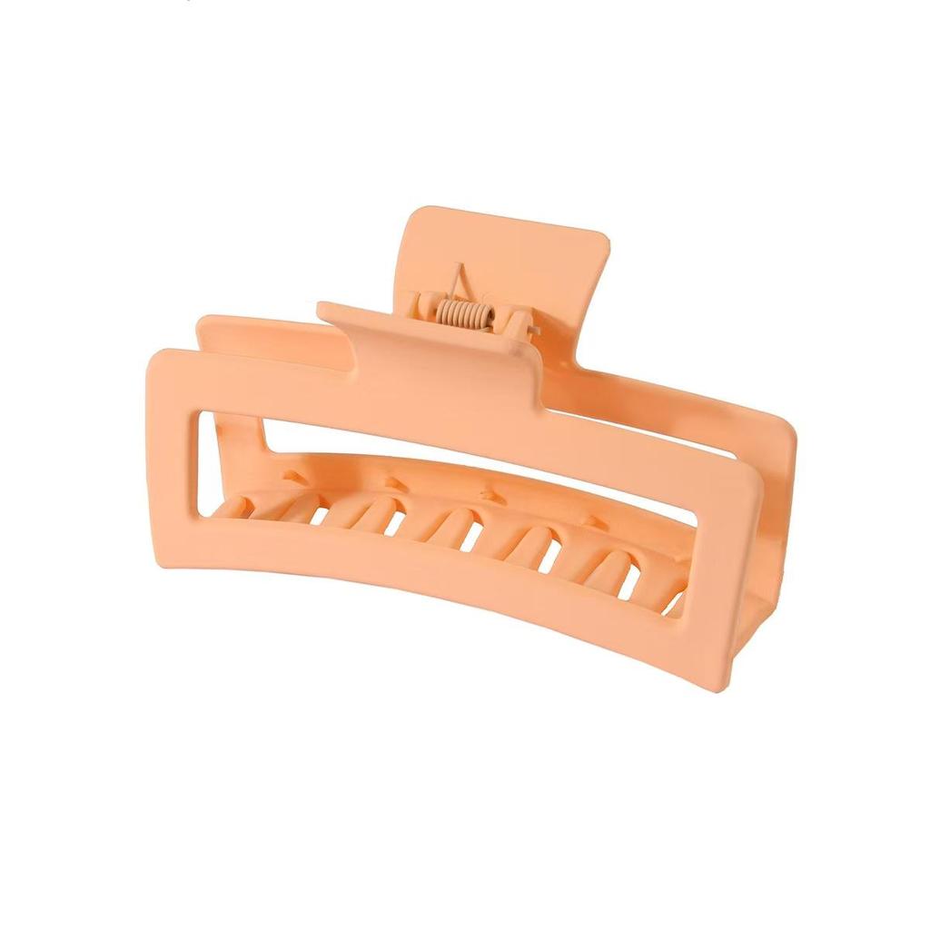 8.5CM x 10.5CM Rectangular Matte PS Hair Clip - Simple Shark Hair Accessory