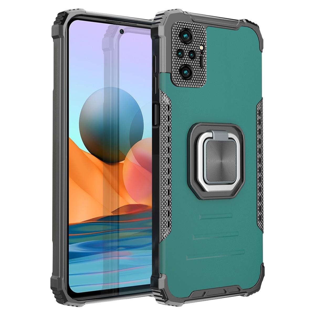 Custodia Militare Per Xiaomi Redmi 10C - Doppio Strato, Con Supporto Metallico E Piastra Magnetica Per Auto - 6