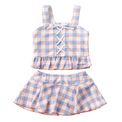 Marie Claire MC ENFANTS Gingham Check Toddler Swimsuit, 125703, PK 100