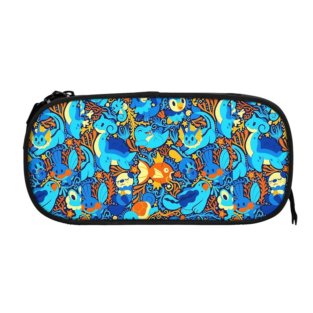 Custom Cartoon Pokemon Theme Large Capacity Bags for Child School Pencil Bag for Boys Gilrs Kids