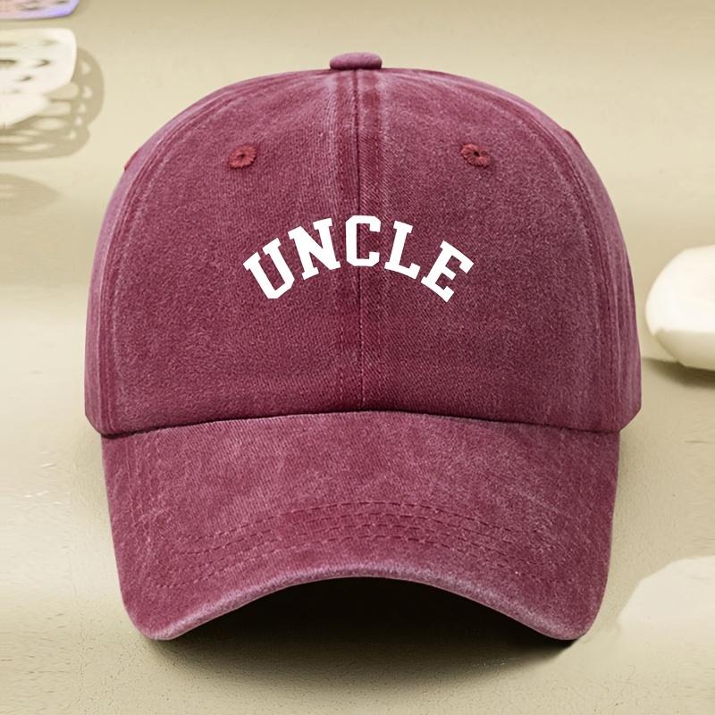 Letter Printed Washed Old Hat Old Dad Hat, Men's and Women's Retro Baseball Cap Peaked Cap Outdoor Hat