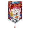 Japanese Short Curtain Doorway Noren Sushi Shop Triangle Flag Kitchen Home Decor Drapes Ramen Restaurant Hanging Half-Curtain