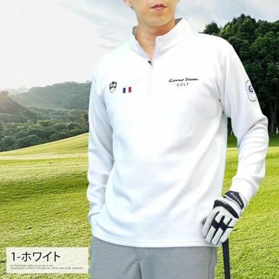 TopIsmGiorno SevenGolf WearMensHalf ZipMock NeckHigh NeckTopsLong SleevePolo ShirtSpringSummerAutumnWinter
