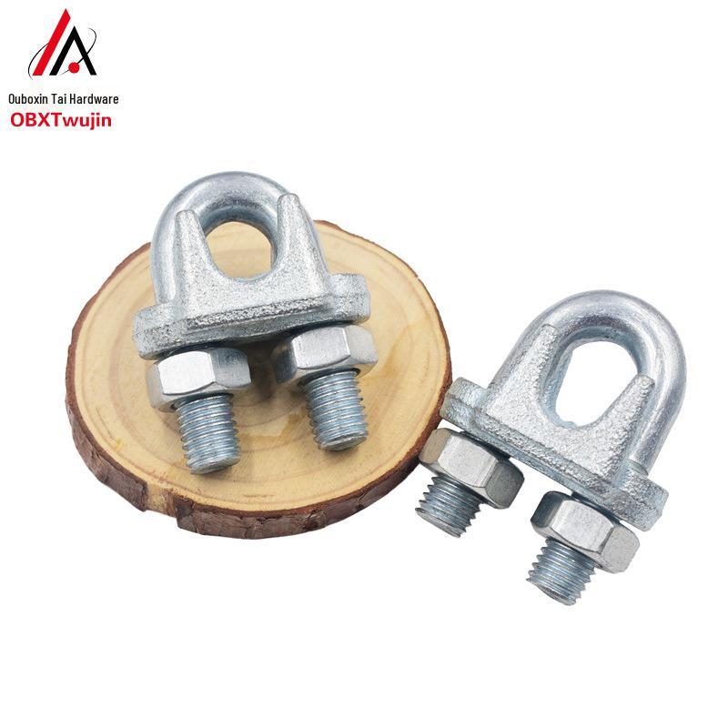 Heavy Duty Galvanized Double Strand Wire Rope U-Bolt Clip