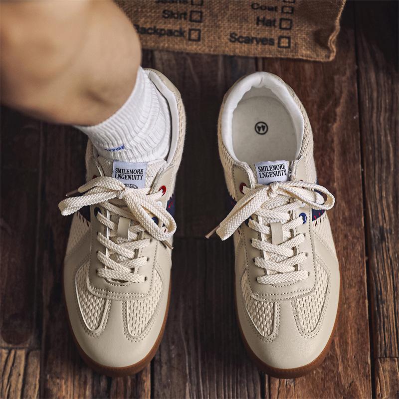 Couple board shoes 2024 new summer cotton breathable casual flat bottom low top men's student sports trendy shoes