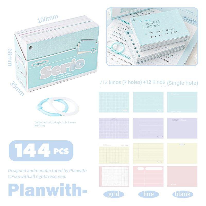 

Planwith Index Non-Sticky Tag Note Note Paper Multiple Color-L