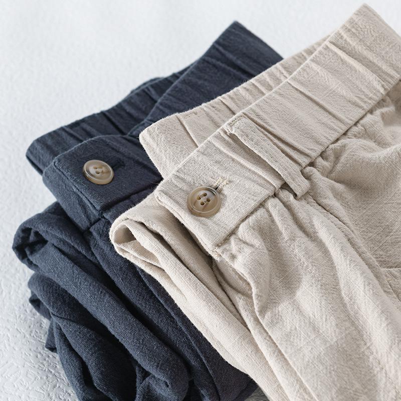 Men's Spring and Summer Versatile Casual Linen Pants - Breathable, Loose-Fit Trousers