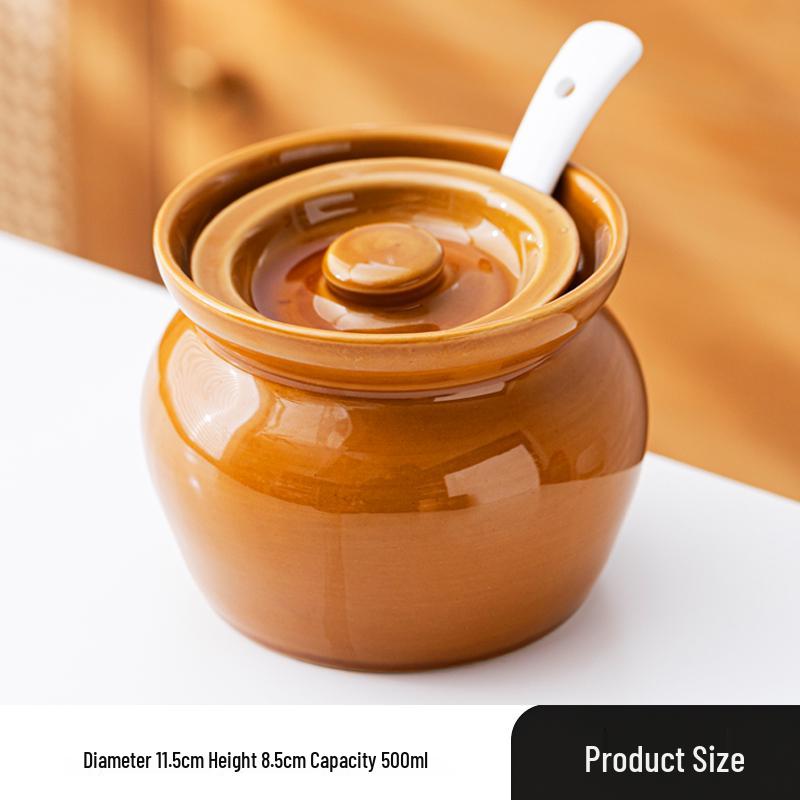 Ceramic Double Boiler Stew and Egg Custard Pot with Lid