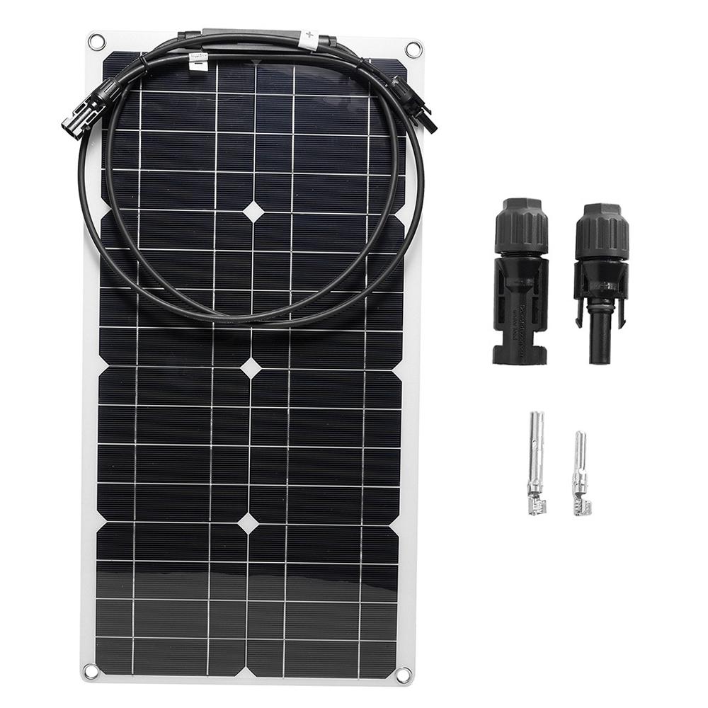 

XXM540-280-MC4 Flexible Solar Panel 25W with 2Pcs MC4 Connector for RV/Yacht/Car/Balcony/Roof Use A