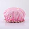 Cover Hat Double Shower Women Layer Waterproof Thick Bath Cap Bathroom Accessories Shower Hair Cap