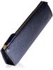 Leather Pen Large Simple Genuine PCS5 [BLUE SINCERE] Case, Self-Standing, Capacity, Design, Leather, Stylish, Stationery, Women's & Men's / (Dark