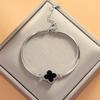 Bracciale Fortunato Quadrifoglio in Rame per Donna - alla Moda, Versatile Design Coreano