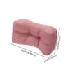 Back Cushion Curved Design Lumbar Back Support Pillow for Bedroom Nap Sofa