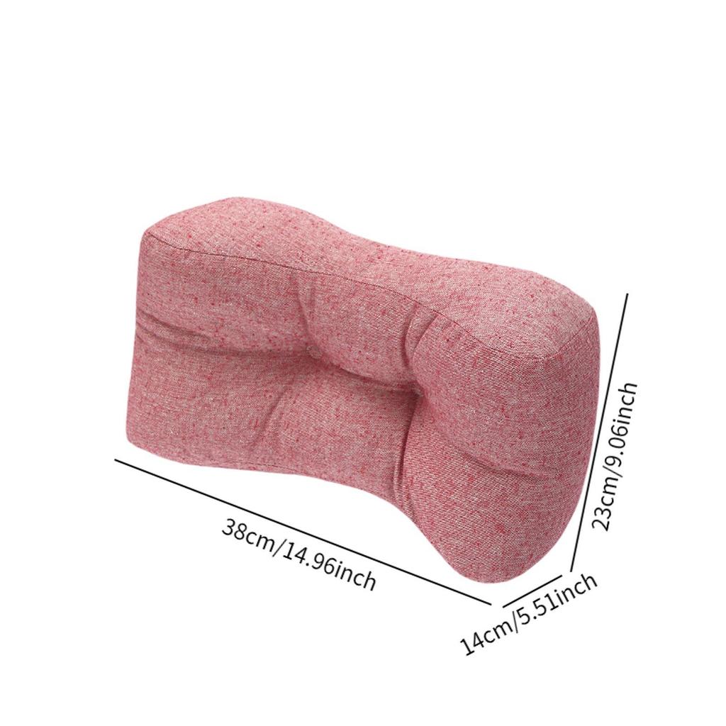 Back Cushion Curved Design Lumbar Back Support Pillow for Bedroom Nap Sofa