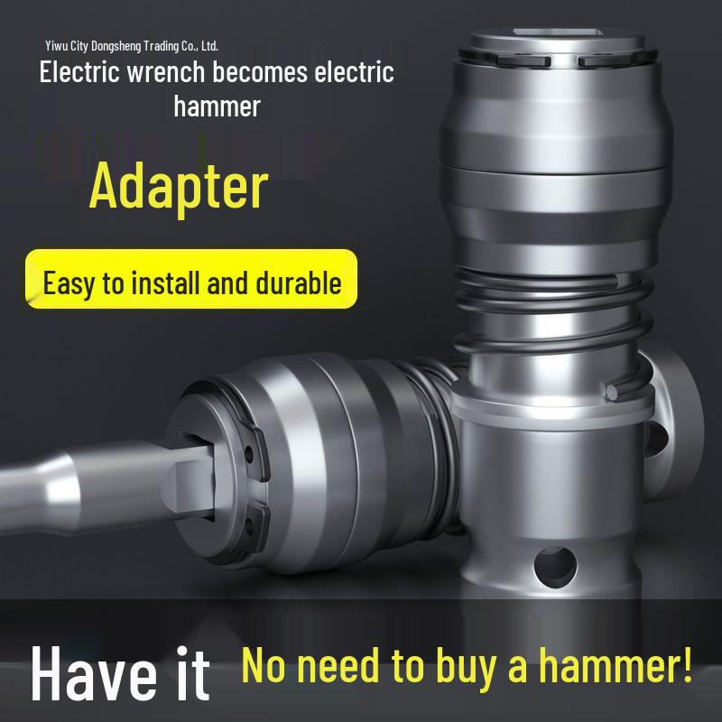 High-Power Electric Wrench-Drill Conversion: Compact Impact Drill for Cement & Concrete Walls