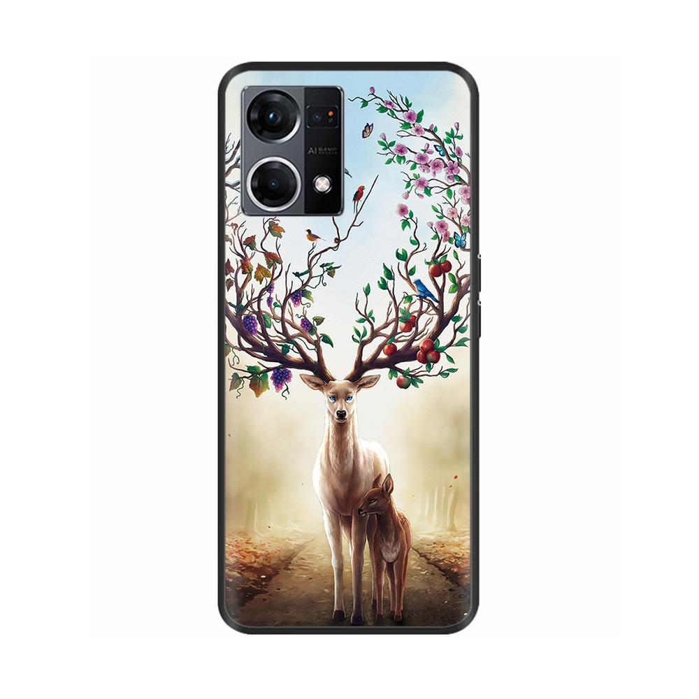 For Oppo F21 Pro CaseTPU Bumper Soft Silicone Bumper Back Phone Cases for OPPO F21 Pro Reno 7 Reno7 4G Case Cover Fundas Coque