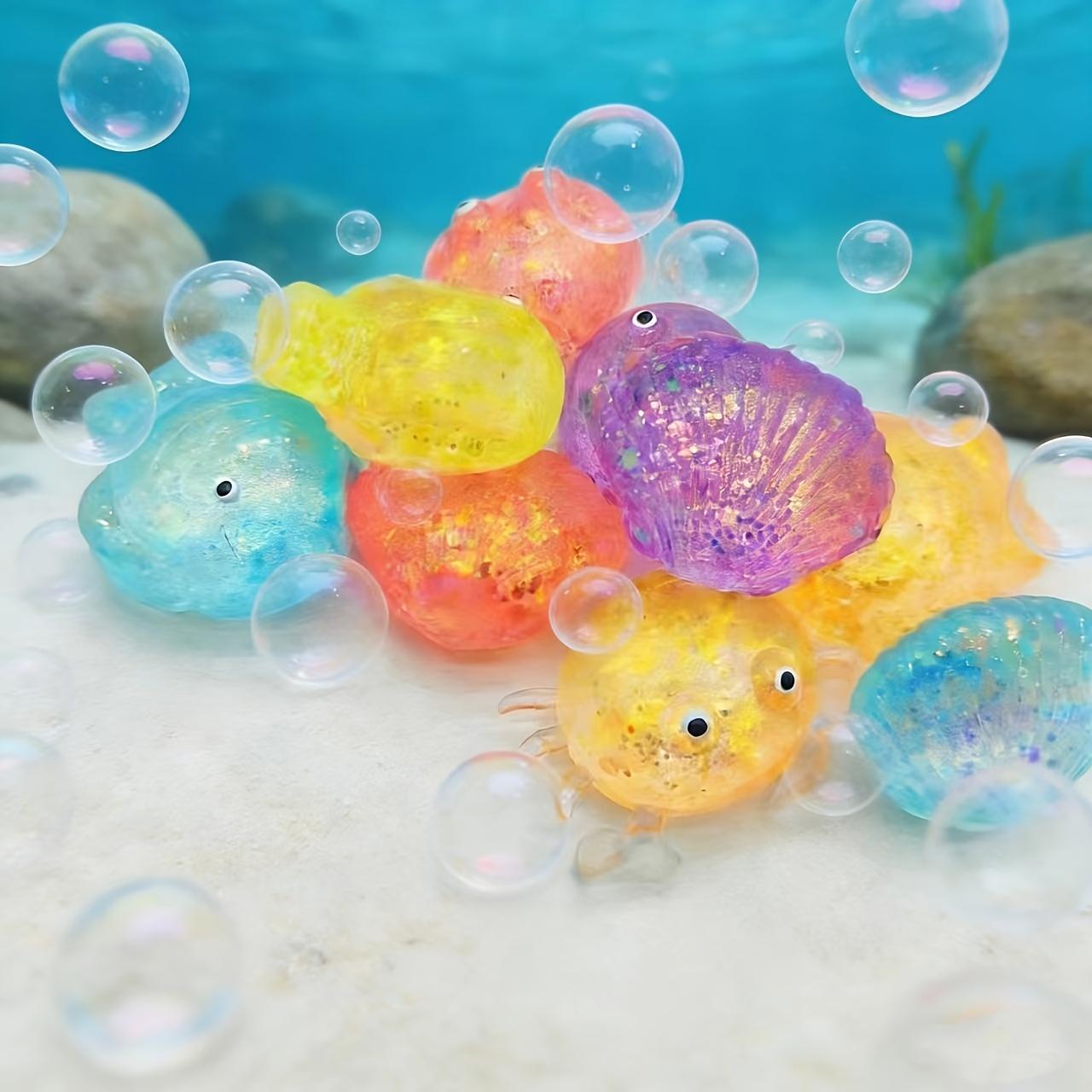 

1PC Maltose Squishy Toy, Soft Slow Rebound Sea Animal Stress Ball, Fish Shell Crab Decompression Fidget Gift for Anxiety Relief светло-серый
