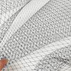 100x200cm Hard Mesh Yarn Fabric Transparent Hollow Out Mesh Veil Styling Designer Fabric DIY Headdress Hat Sewing Material