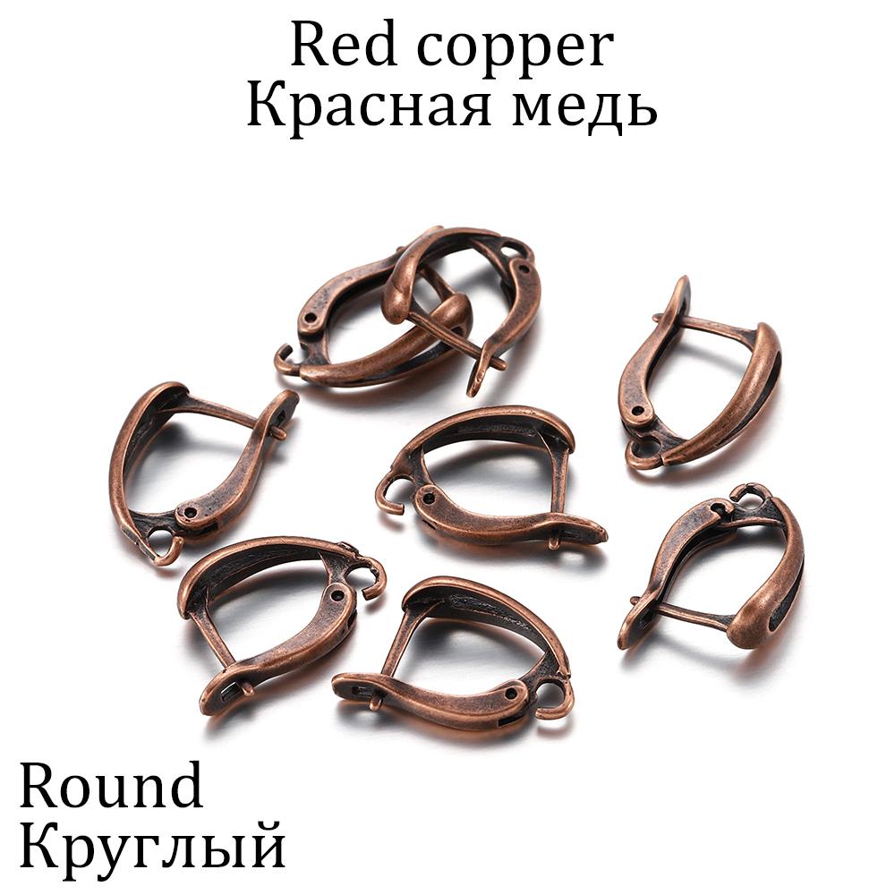 6-12Pcs/lot French Hoop Lever Back Open Loop Earring Hook Clasps Settings For DIY Jewelry Making Findings Accessories Supplies