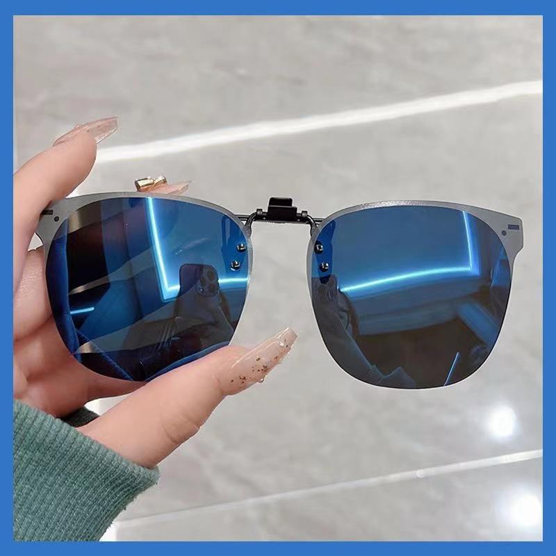 Rimless Polarized Clip-on Prescription Sunglasses: Fashionable Outdoor & Night Vision