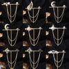 Baroque Rhinestone Pearl Corsage Necklace Brooch - Retro British Court Suit Accessory