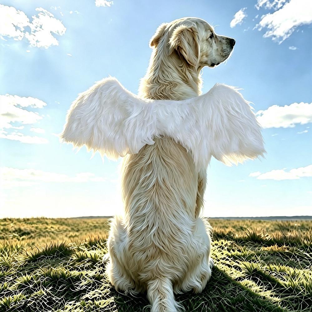 Back Worn Dog Costume Wings Lightweight PET Wings Premium Dog Wing Clothing  Halloween