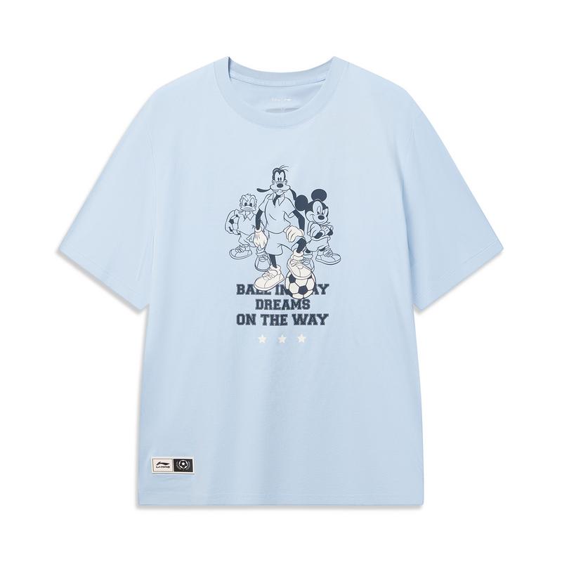 

Li-Ning Versatile Loose Cool Skin-Friendly Comfortable Short Sleeve T-Shirt Men Tops Sky-Blue AHSW305-3 M