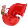Autohupe, 150 dB, rotes Lufthorn, elektrisches Bullenhorn, Kuhklang, Metallhupe für LKW, Zug, Boot, Motorrad, Auto