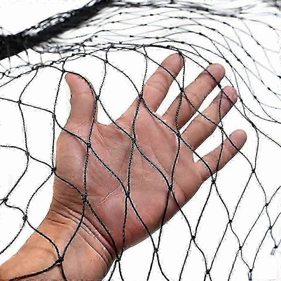 Heavy Duty Bird Netting 15x15m, 5x5cm Square Mesh Garden Net for Chicken Coop, Deer Fence, Farm Protection