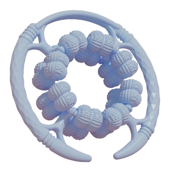 

Muscle Roller for Legs 32 Wheels Circular Leg Clamp Manual Leg Roller Massage Tool for Arm Leg Calf Thighs синій