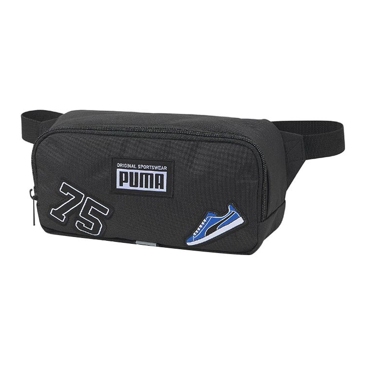 Puma New Retro Casual Zipper Waist Bag Unisex bags Black 079515-01 Black