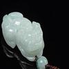 Emerald-Style Jade Pixiu Pendant Necklace - Unisex Gift