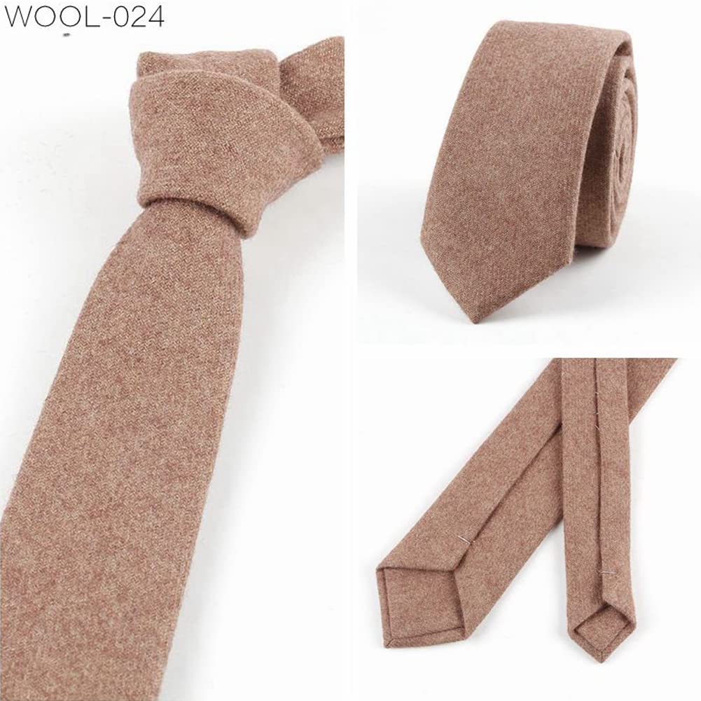 [FASELE] Men's 6cm Wool Necktie - Great Value for Money - Suitable for Students, Business, Everyday Wear, Uniforms, and More. Stylish and Elegant.