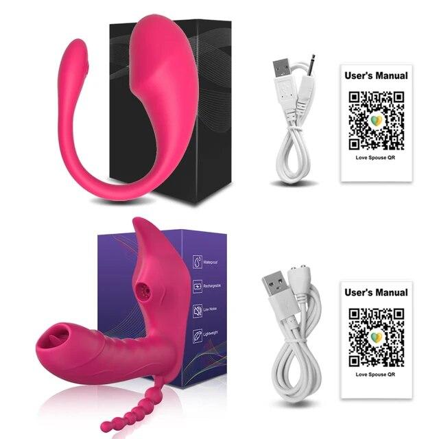 APP Combo Wireless Bluetooth G Spot Dildo Vibrator for Women Sucker Clitoris Female Wearable Panties Long Distance Sex Toys