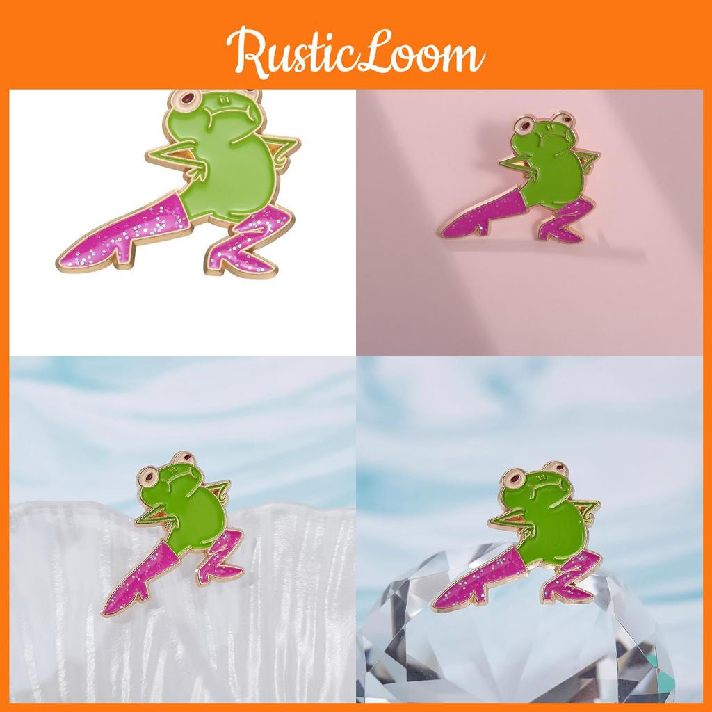 Animal Funky Trendy Frog Design Brooch Pin Versatile Accessory For Men Women And