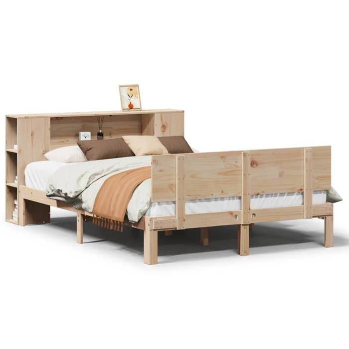 VidaXL Bunk Bed Without Mattress 140x200 Cm Solid Pine Wood 3322632