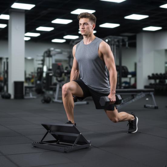 Stretch Board Heavy Duty Slant Board Calf Stretcher for Squat 600lbs Weight Capacity Adjustable Achilles Incline Balance Relieving Plantar Fasciitis