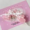 Sweet Acrylic Hair Claw for Long Hair Barrette Crab Flower Hair Clips Headwear