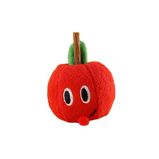 Interactive Cat Toys with Catnip Teeth Cleaning Cute Fruit Shape Bite Resistant Relieve Boredom Soft Plush Cat Toys