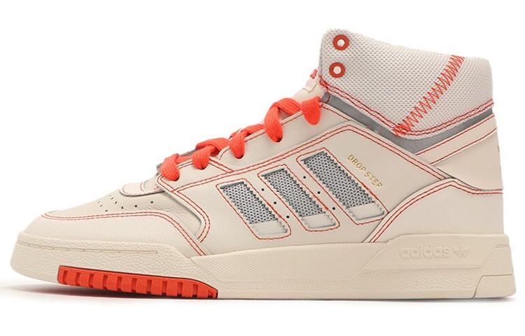 Adidas Originals Drop Step  White Orange  Women s FV4892 36