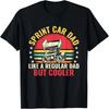 Camiseta Pai de Sprint Car Corrida de Sprint Corrida em Pista de Terra