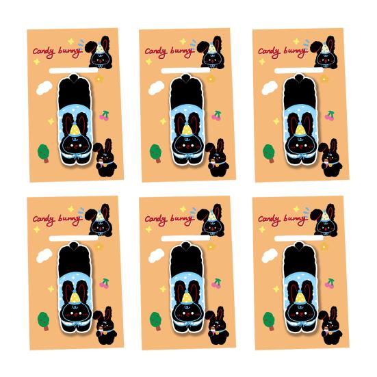 6Pcs Animal Magnetic Page Clips Cute PVC Bookmark for Students Readers Unique Magnetic Page