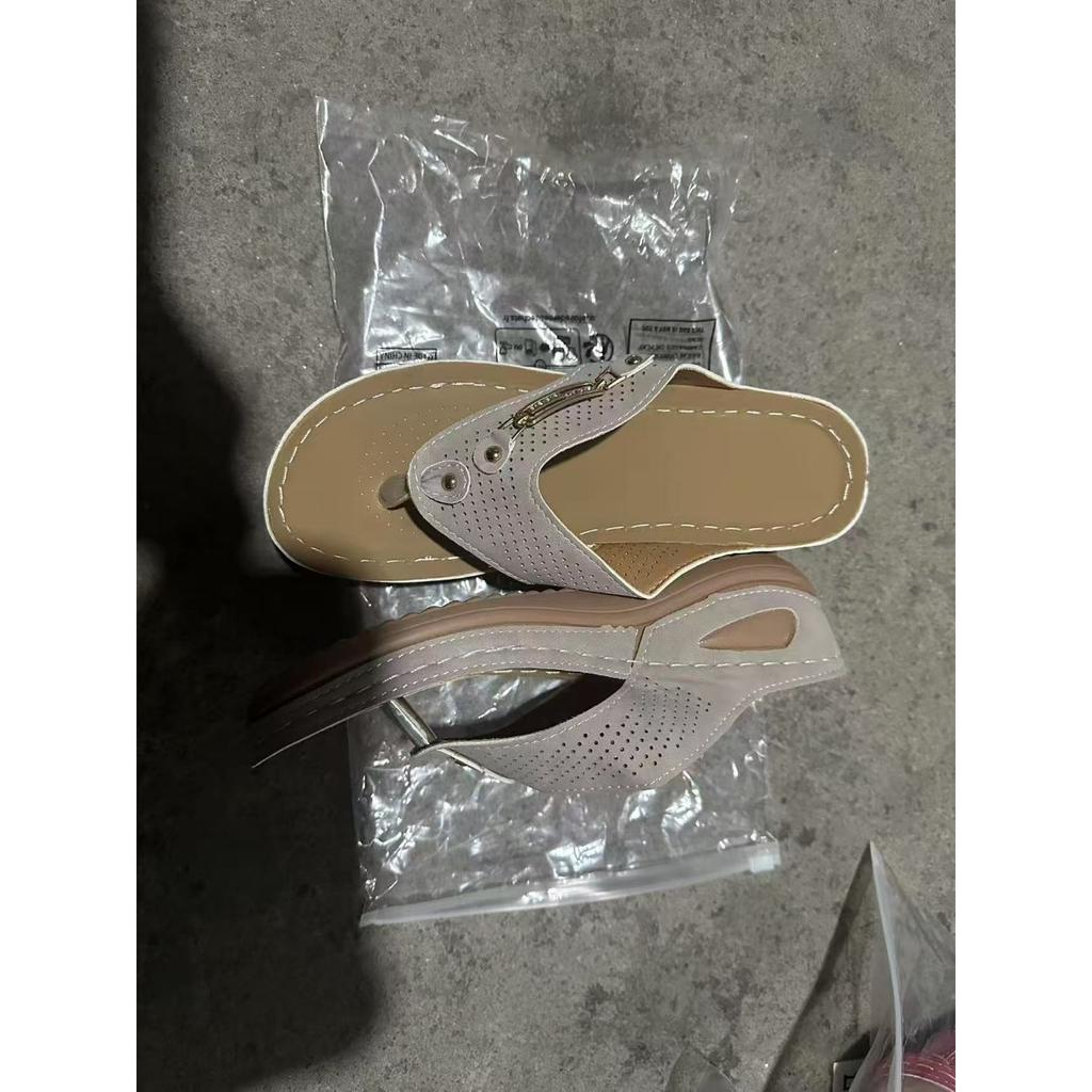 Sommarkvinnors tjocksulade sluttande skor, Sandaler med hög klack, Bekväma, Mjuka och Lätta Damskor, och Skor med öppen tå