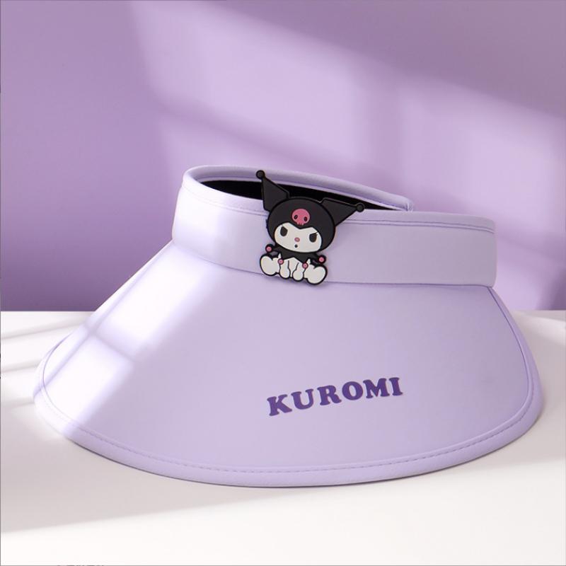 [Sanrio] Фиолетовый козырек от солнца Kuropi с защитой от УФ-лучей Single product